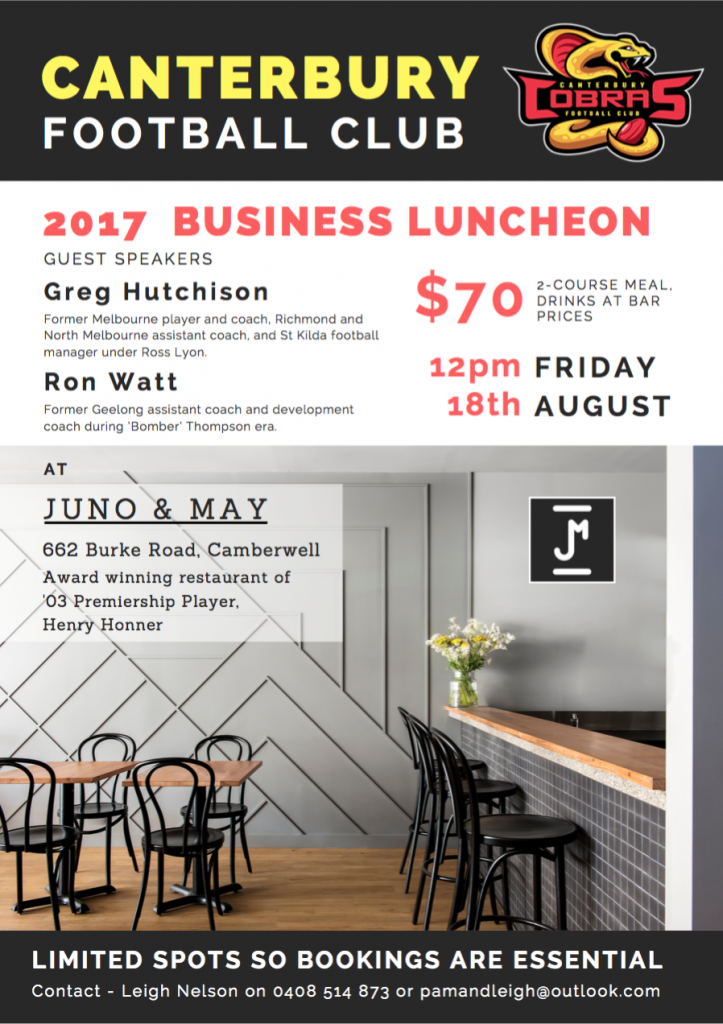 Business luncheon